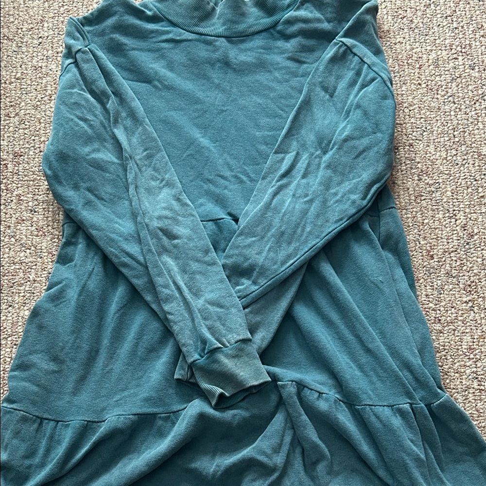 Wild Fable Teal Long Sleeve Dress